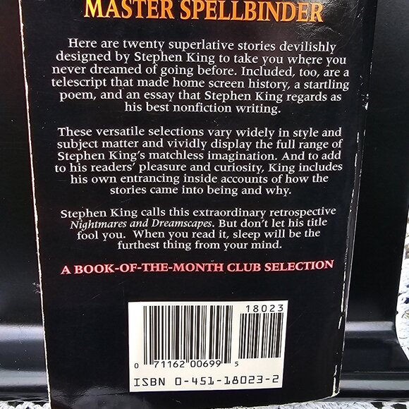 paperback fiction Nightmares and Dreamscapes by Stephen King 1st Signet pub 1994 - Picture 2 of 10
